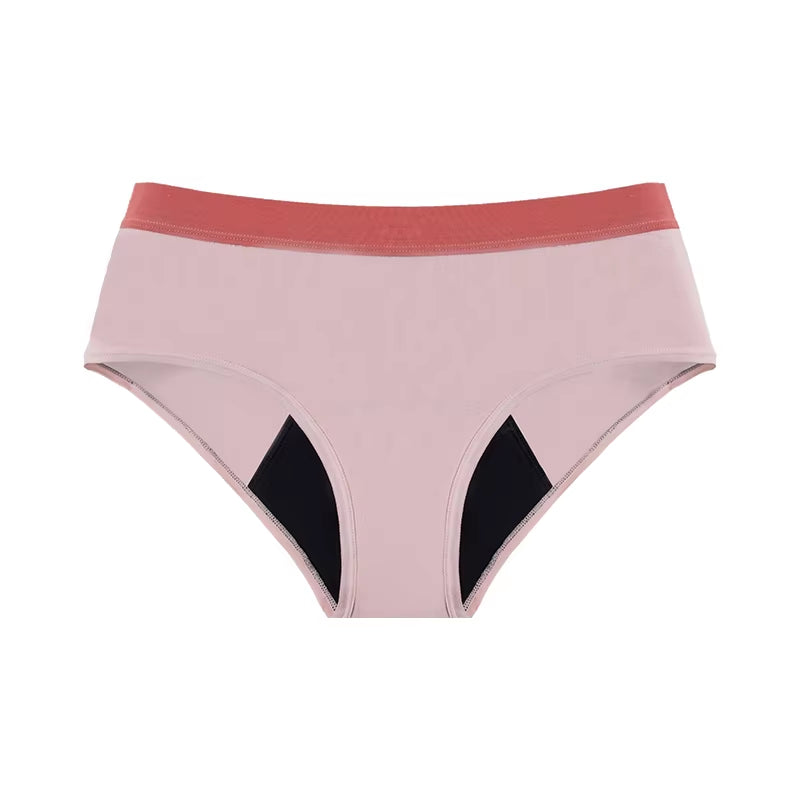 Girls Children Leak-Proof Panties for Teenager Menstrual Underwear Soft Modal Kids Briefs Cute Pink Lingerie Incontinence 5Color
